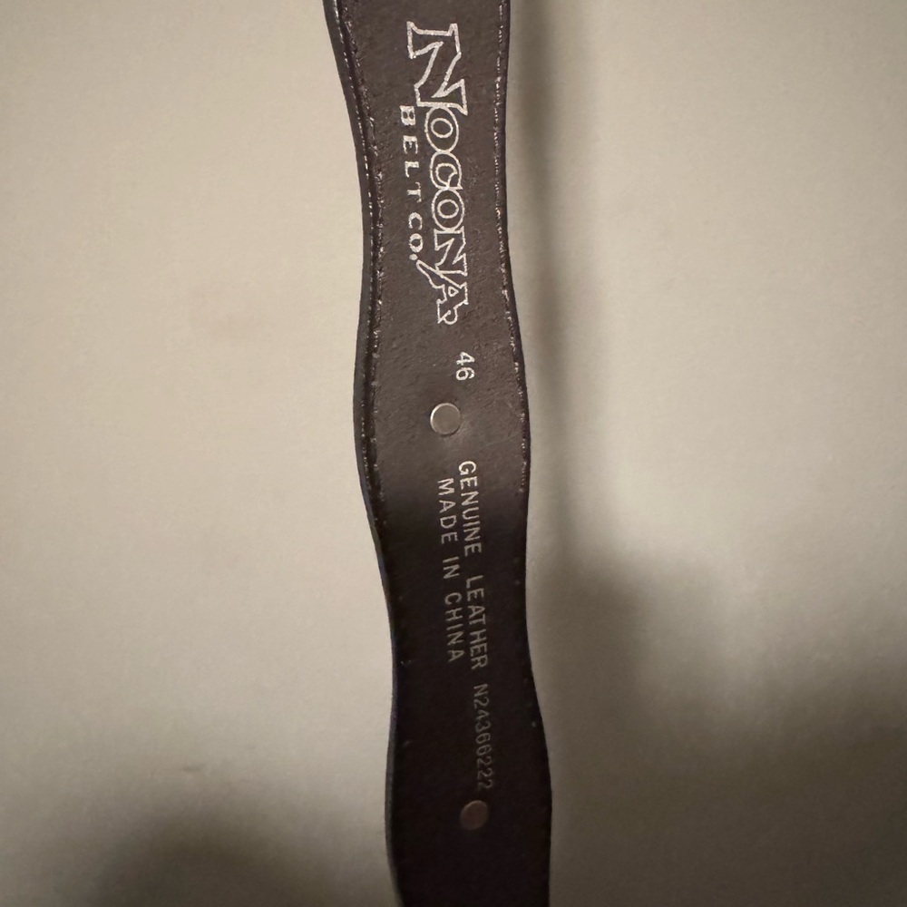 Nocona Genuine Leather Belt